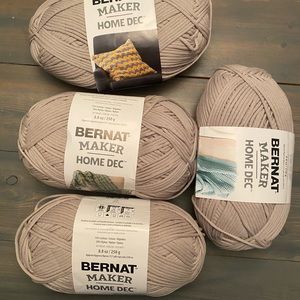 Bernat yarn. Smoke free home. 4 skeins.